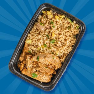 64 - Pollo Teriyaki al Sésamo con Arroz Chino
