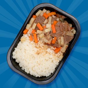 94 - Fricase de Res al Vino con Arroz Blanco